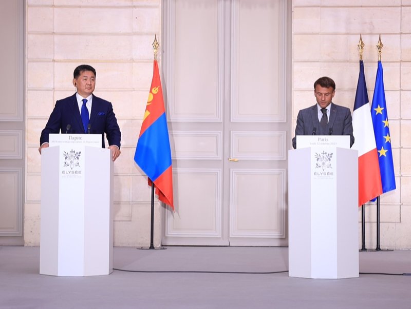 Монгол, Францын Төрийн тэргүүн нар хэвлэлд мэдээлэл хийлээ